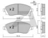 AISIN BPOP-1005 Brake Pad Set, disc brake